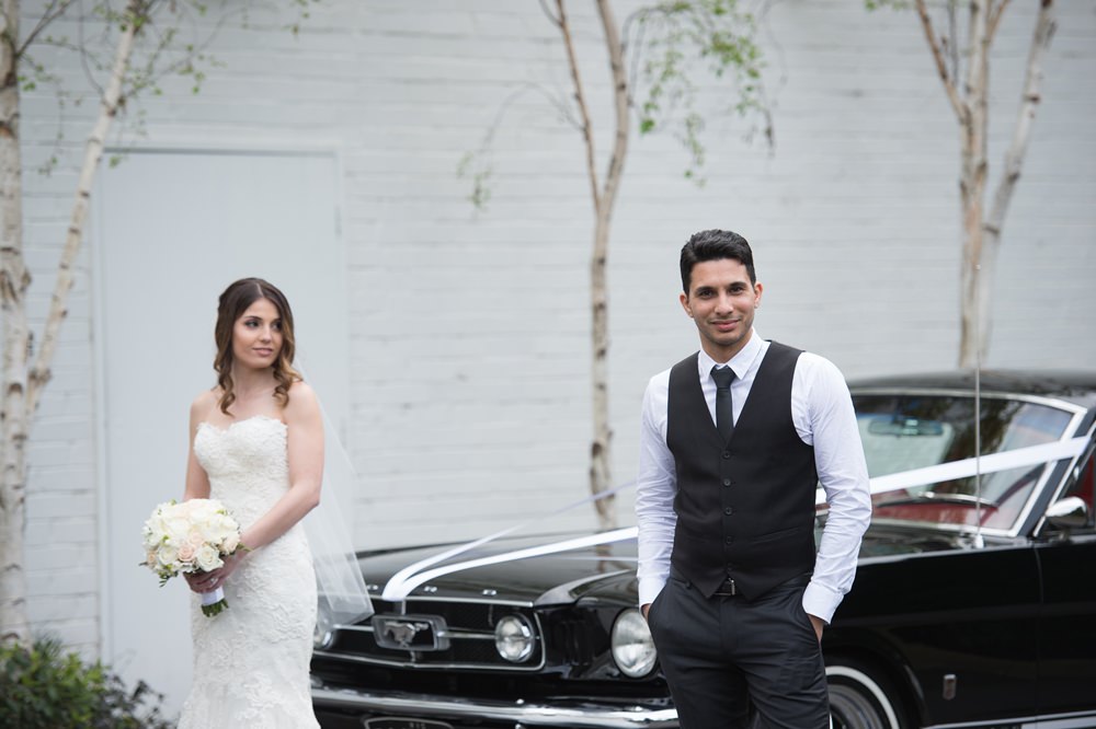 Bride and groom in Melbourne