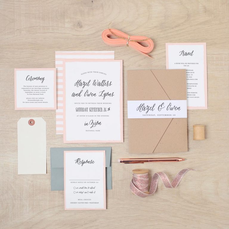 Wedding invitations