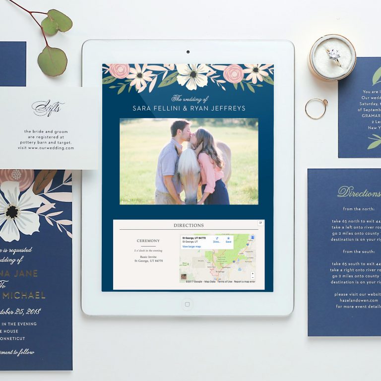 Free wedding website by Basic Invite