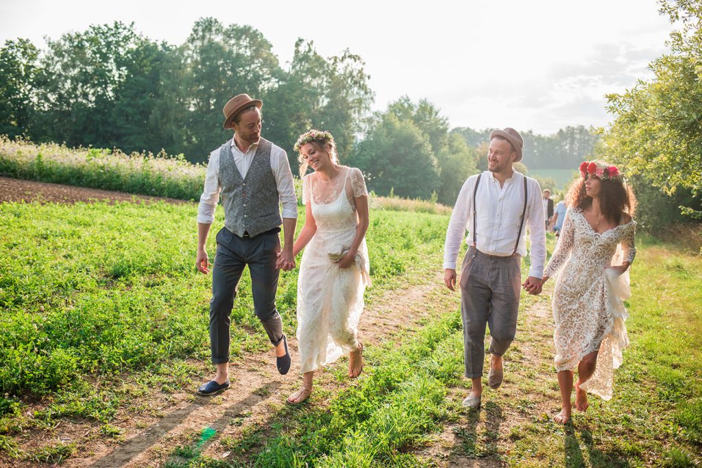 Bavarian double wedding