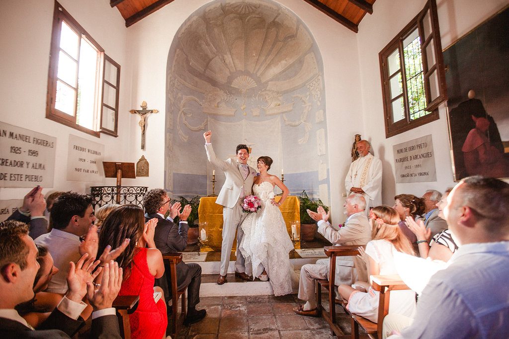 Wedding ceremony in Spain