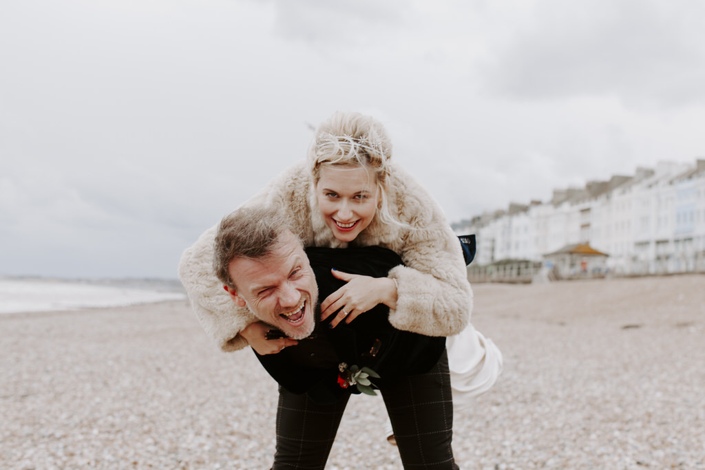 Wedding styled shoot at Hastings beach